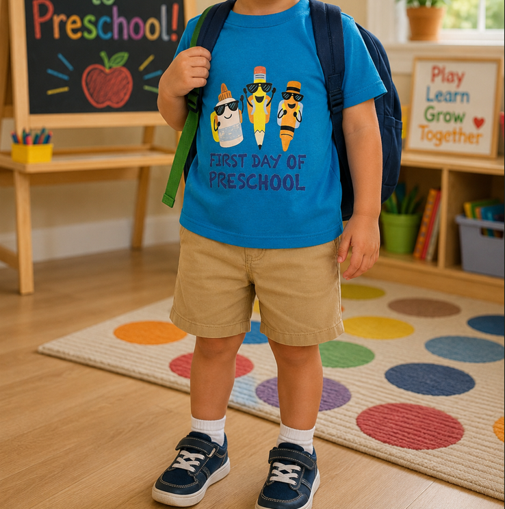 Back to School kids' graphic tees